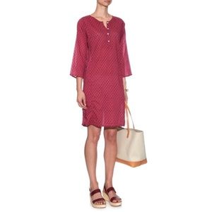 Anthropologie by velvet pink tunic dress